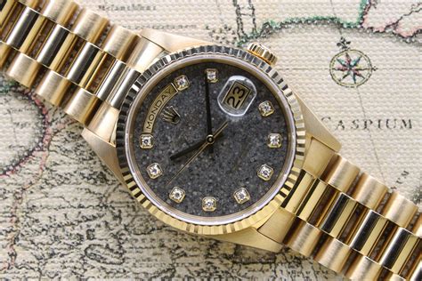 1998 Rolex Day Date Fossil 'Jurassic Park' Ref. 18238 (with Box 